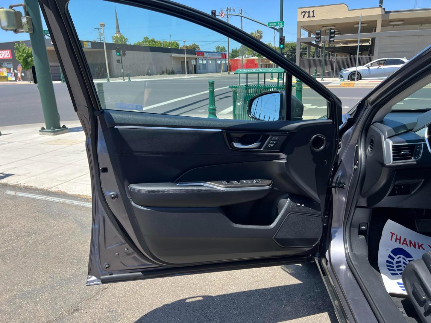 2019 DARK GRAY /BLACK Honda Clarity Touring Plug-In Hybrid (JHMZC5F32KC) with an 1.5L L4 DOHC 16V HYBRID engine, CVT transmission, located at 744 E Miner Ave, Stockton, CA, 95202, (209) 944-5770, 37.956863, -121.282082 - Photo#4